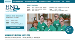 Desktop Screenshot of hno-mueller-guben.de